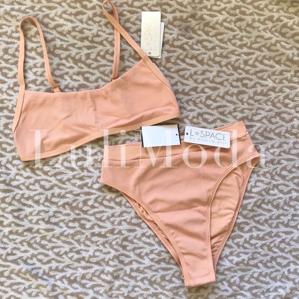 L*Space Ribbed Gemma Top and Bitsy Frenchi Bottom - Picture 13 of 16